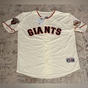 Majestic San Francisco Giants Tim Lincecum 2010 World Series Jersey Men’s Sz: XL